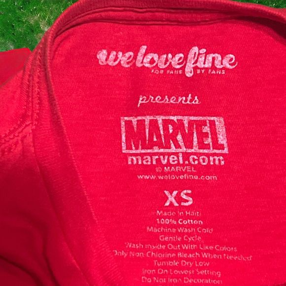 Marvel Comics Deadpool Leonardo Davinci Graphic Logo Women's T-Shirt Size XS Tee - Picture 3 of 4